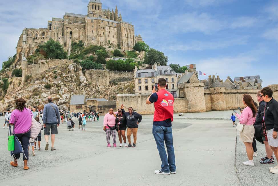From Paris: Full-Day Mont Saint-Michel Guided Tour - Arriving at Mont Saint-Michel: village time first, then the big climb