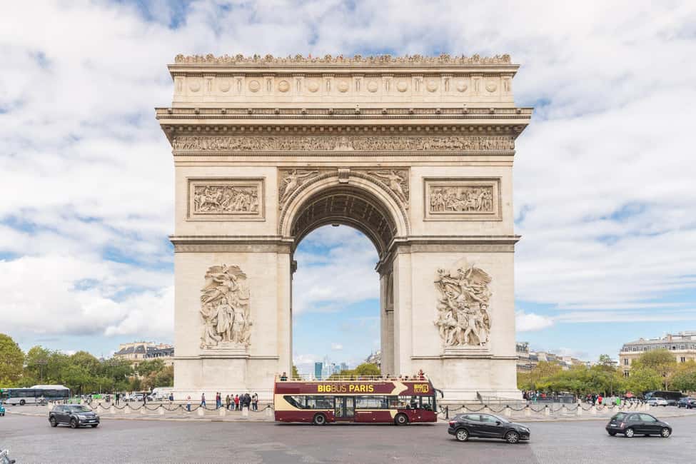 Paris: Arc de Triomphe Ticket & Big Bus Hop-on Hop-off Tour - Key things I’d aim for on this tour