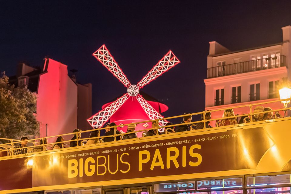 Paris: Big Bus Panoramic Night Tour by Open-Top Bus - Where you board: finding 156 Av. des Champs-Élysées (without stress)