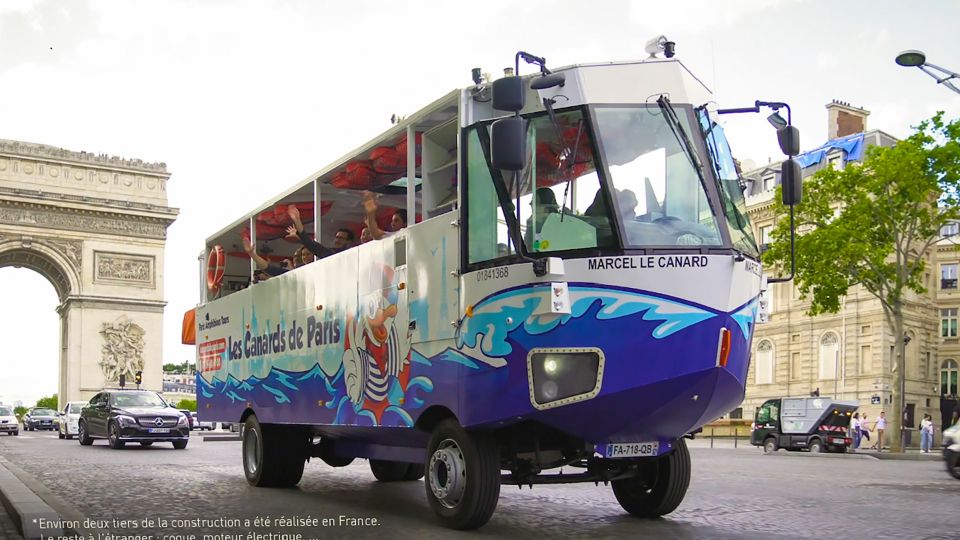 Paris: City and River Seine Tour on an Amphibious Bus - Why an Amphibious Bus Is a Paris Rarity