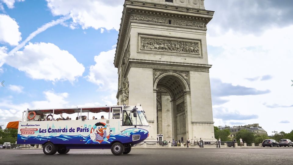 Paris: City and River Seine Tour on an Amphibious Bus - The Seine Musicale, Saint-Cloud Gardens, and La Défense from the Water