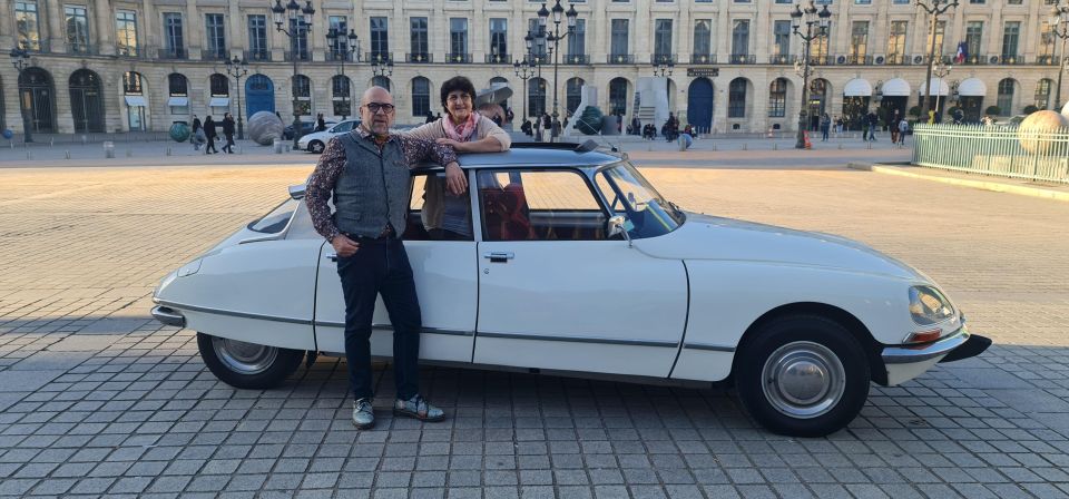 Paris: City Discovery Tour by Vintage Citroën DS Car - What’s included: pickup, drop-off, and photo stops that you control