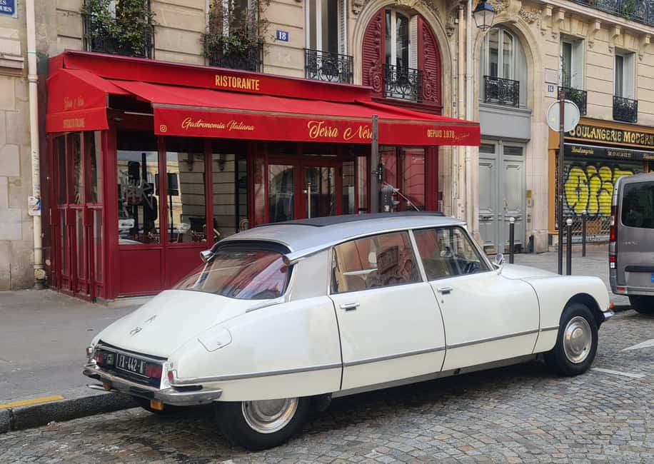 Paris: City Discovery Tour by Vintage Citroën DS Car - The classic run: Champs-Élysées to the Arc to the Eiffel Tower