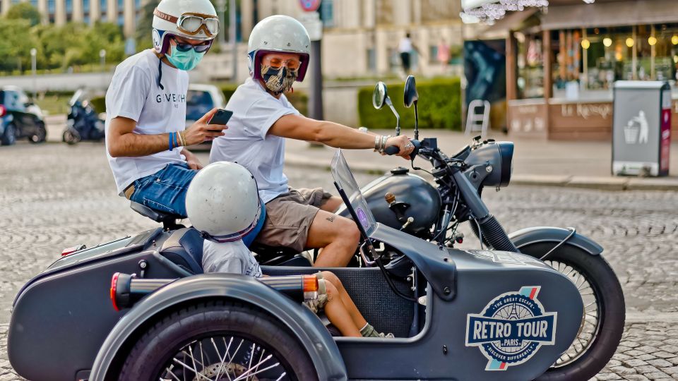 Paris: City Highlights Tour by Vintage Sidecar - Spotting Paris landmarks from the Latin Quarter to Montmartre