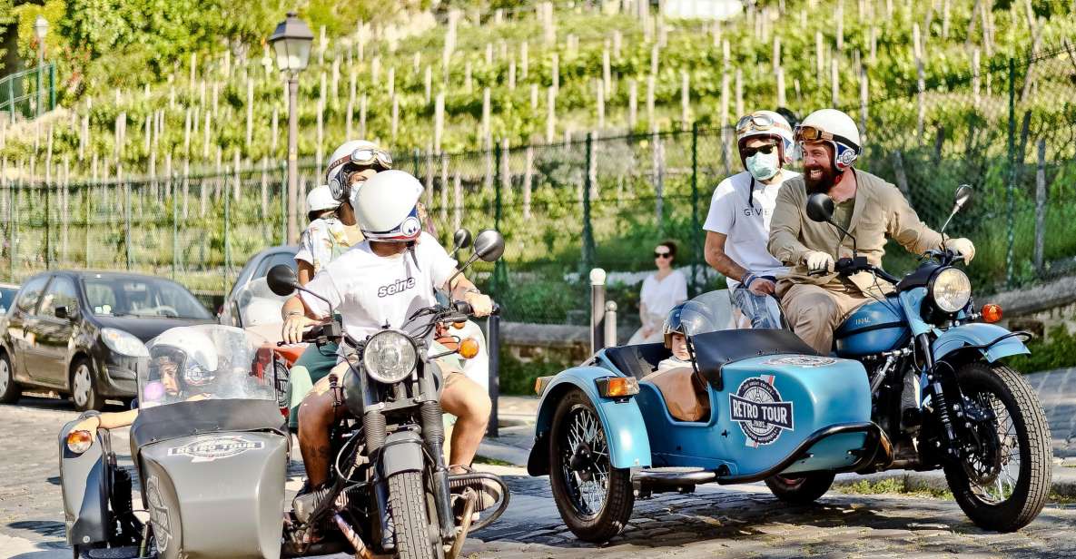 Paris: City Highlights Tour by Vintage Sidecar - Retro Night Tour: Eiffel Tower Champagne and unobstructed views