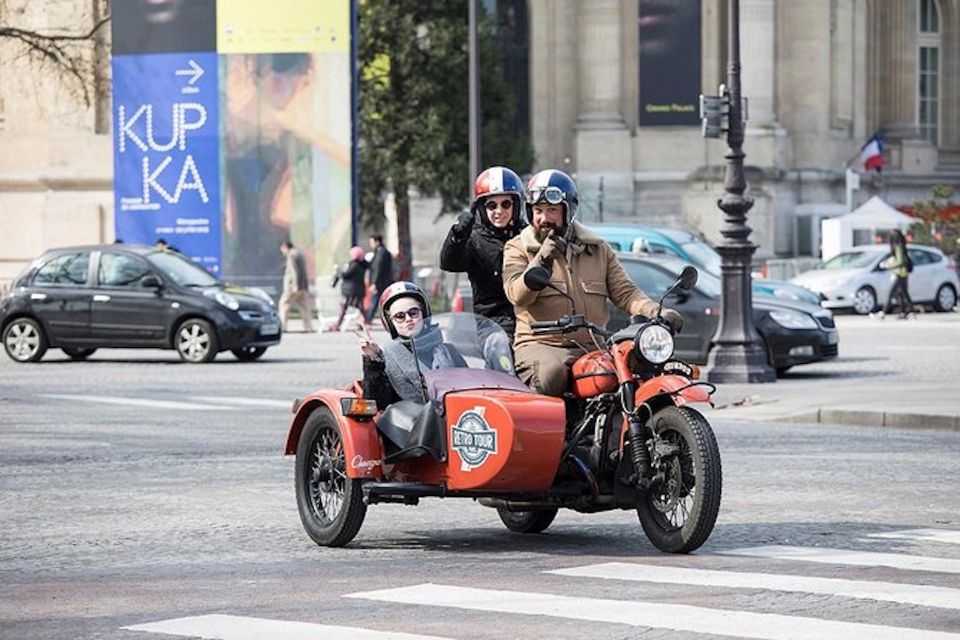 Paris: City Highlights Tour by Vintage Sidecar - Safety and comfort: what the helmet and guide are really for