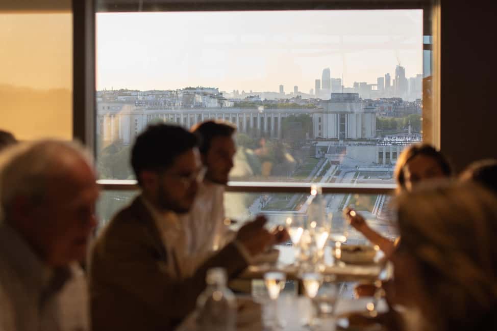 Paris: Early Dinner at Madame Brasserie in the Eiffel Tower - Getting there on time: 6:00 PM lift tickets and the south entrance move