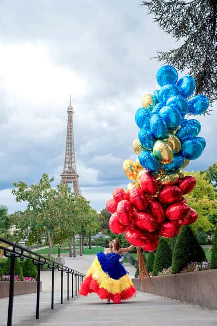 Paris: Eiffel Tower & Louvre Private Photoshoot - Stop at Trocadéro: where the Eiffel Tower looks its best