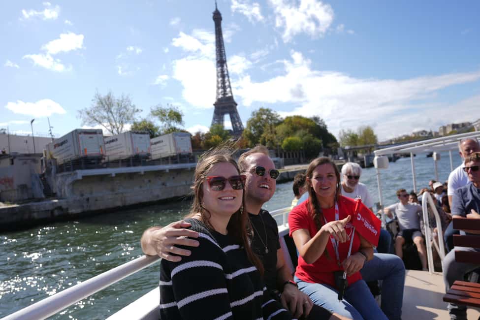 Paris: Eiffel Tower Tour & River Cruise with Summit Option - Meeting at Pont d’Iéna: finding the red sign fast