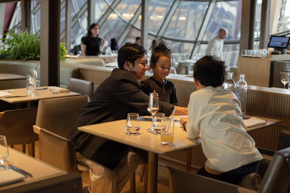 Paris: Eiffel Tower's Madame Brasserie 3-course lunch 12:00 - Chef Thierry Marx three-course lunch: Brasserie Menu or Madame Menu
