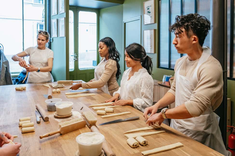 Paris: French Croissant Baking Class with a Chef - The croissant story you hear while you work