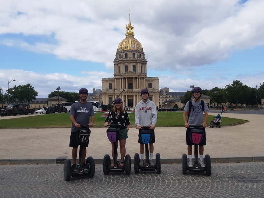 Paris Highlights Segway Tour - Esplanade des Invalides and Les Invalides: Ending With Gravitas