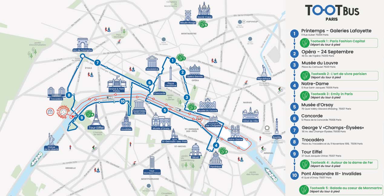 Paris: Hop-on Hop-off Bus Tour & Seine Cruise Bundle Tour - Using the Hop-On Hop-Off Bus Without Losing Your Day