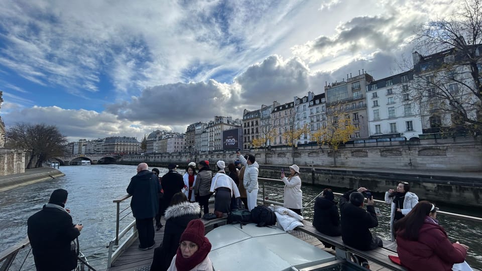 Paris: Illuminations River Cruise with Audio Commentary - The Boat Setup: Top Deck Walk-Arrond Photos and Window Views