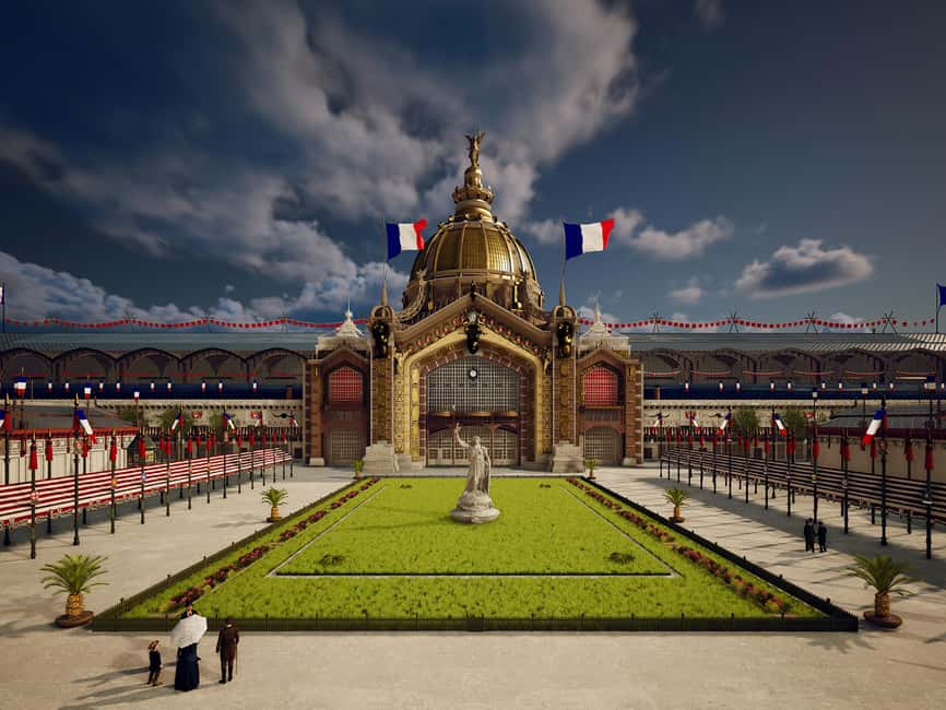 Paris : Immersive Eiffel Tower tour with virtual reality - Tour Flow on Location: Where You Start and Where You End