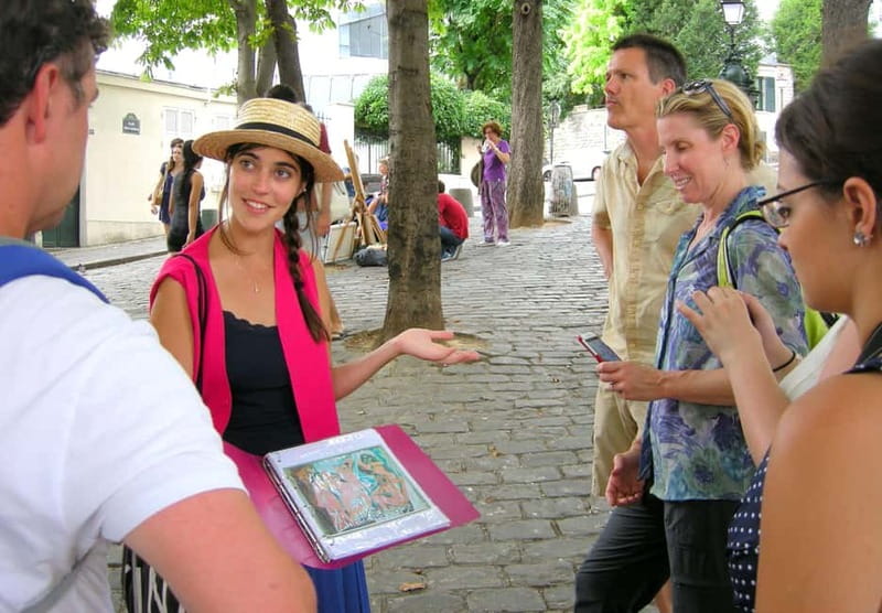Paris: Magical Montmartre, without the crowds. Small group - Place Blanche start: a smart meeting location for your first ascent