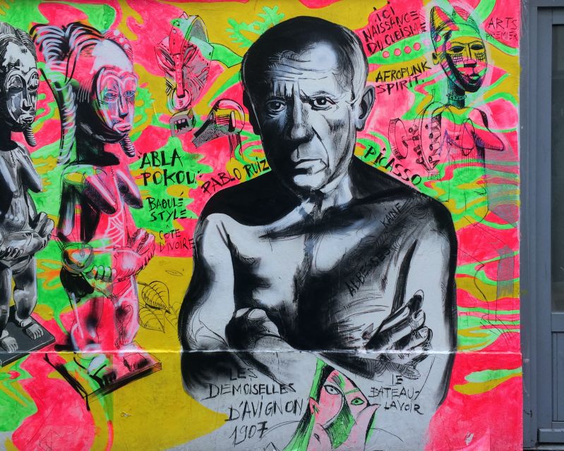 Paris: Montmartre Street Art Tour with an Artist - Backstreets and modern murals: the part that makes your eyes change