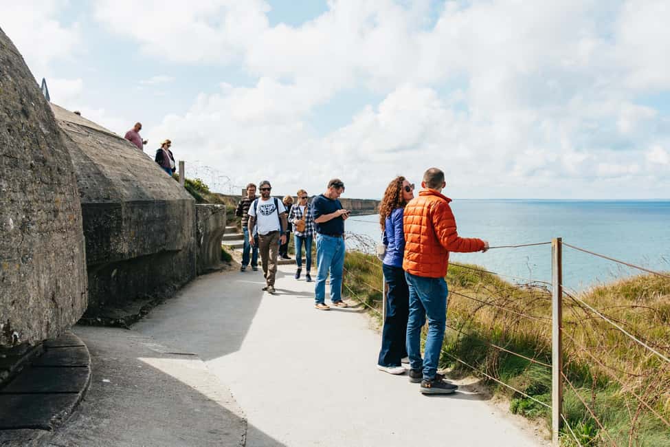 Paris: Normandy D-Day Sites Guided Day Trip with Lunch - Omaha Beach: short shoreline time with maximum meaning