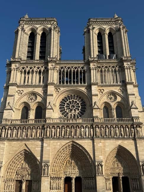 Paris: Notre-Dame Cathedral Exterior Guided Tour - The Exterior Walk: Facade, Spires, Gargoyles, and Rosettes