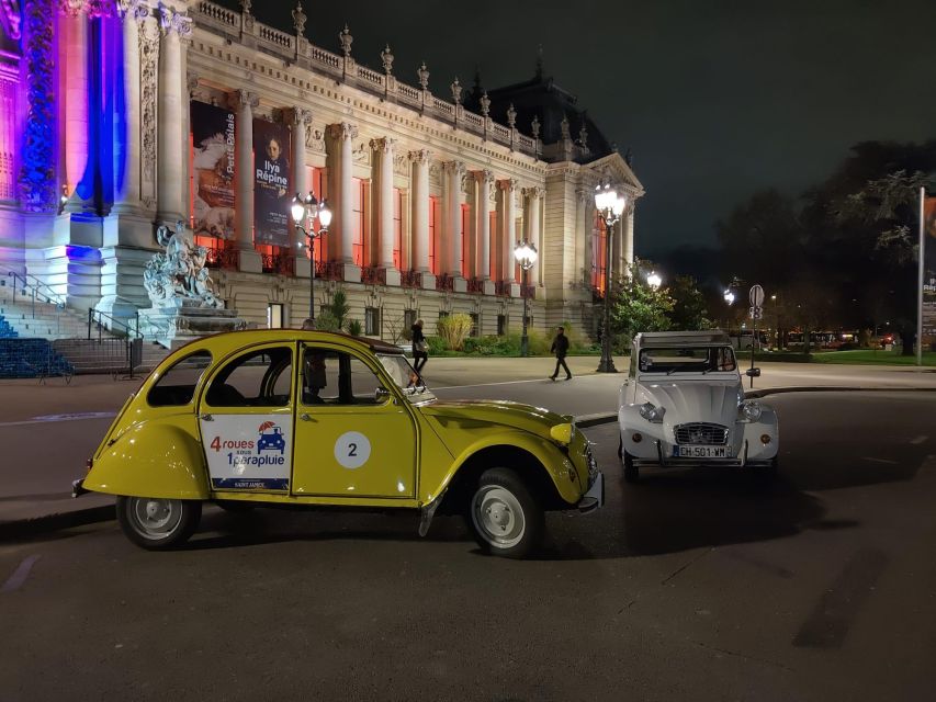 Paris: Private Christmas Lights Tour by Citroën 2CV - Hotel pickup in the 1st–20th: less transit, more holiday time