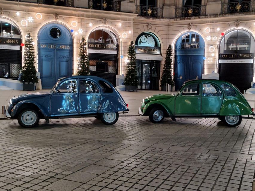 Paris: Private Christmas Lights Tour by Citroën 2CV - Price and value: what $270 for up to 3 people really means