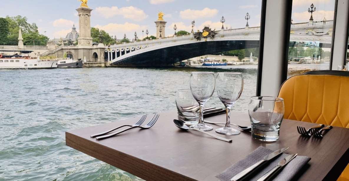 Paris: Seine River Bistronomic Dinner Cruise - Boarding at Alexandre III Bridge: your first Paris moment