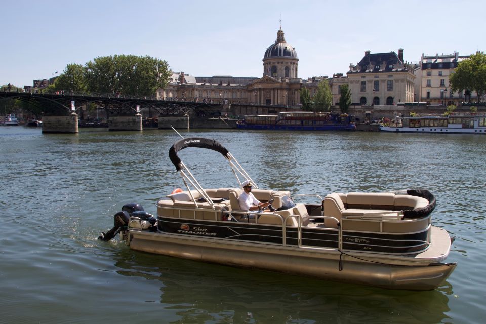 Paris: Seine River Private Guided Pontoon Boat Cruise - Private Pontoon Cruise vs. Big Boats: What Changes in Real Life