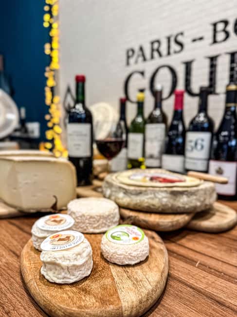 Paris: Tasting of 3 Wine and 3 Cheese - Price and value: why $55 can work here