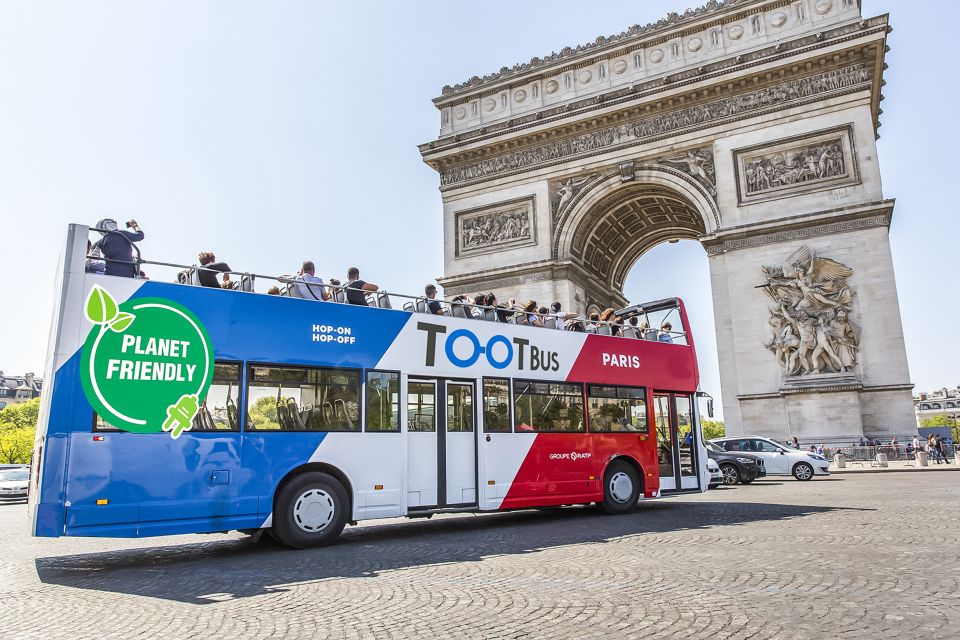 Paris: Tootbus Hop-on Hop-off with optional river cruise - The free thematic walks: Emily, Fashion, Eiffel Tower, Montmartre