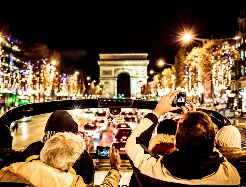Paris: Tootbus Open-Top Christmas Bus Tour - Key highlights to know before you board