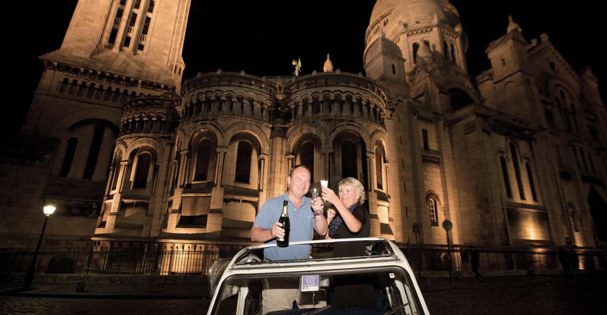 Private tour of Paris by Night with Champagne - Pickup in central Paris and how the 2-hour flow feels